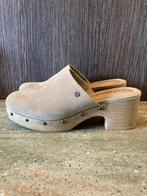 CLOGS-KLOMPJES dames Carmela mt 41, Beige, Overige typen, Ophalen of Verzenden, Zo goed als nieuw