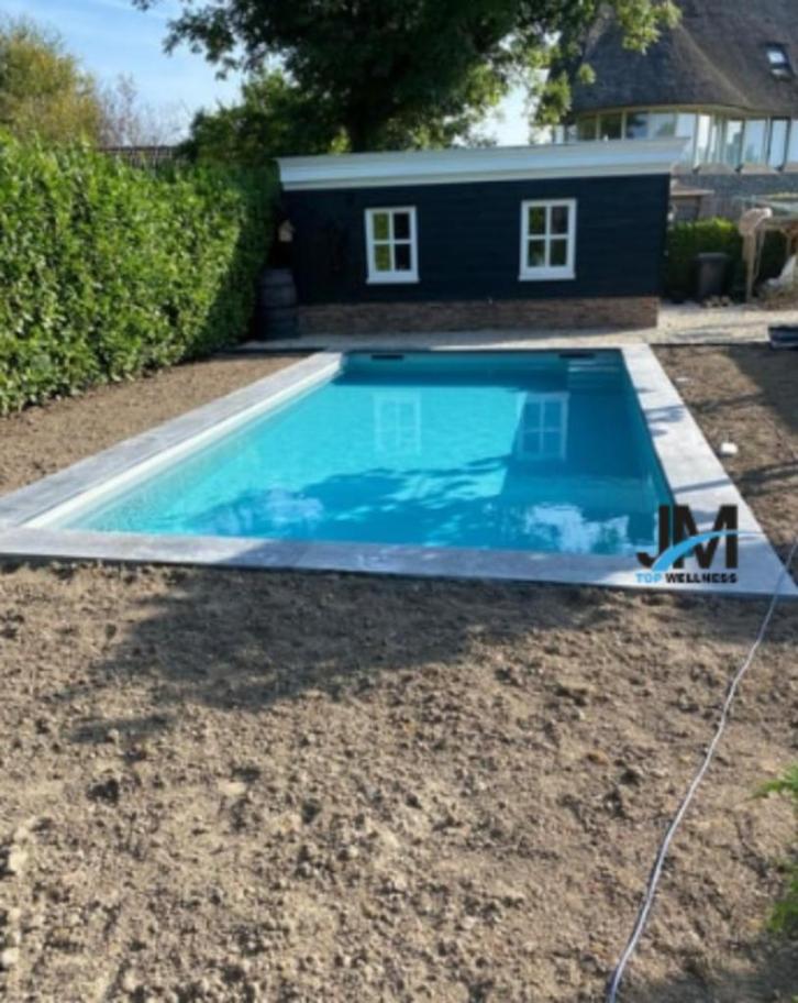 Zwembad HDPE 9 x 4 x 1,5 m HDPE Compleet ACTIE!!, Tuin en Terras, Zwembad-toebehoren, Nieuw, Ophalen