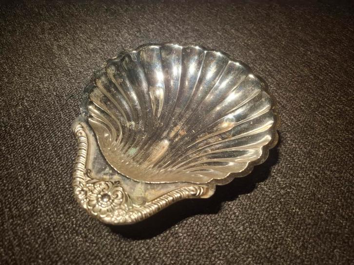 Vintage Zilveren Schelp Schaal, Antiek en Kunst, Antiek | Schalen, Ophalen of Verzenden