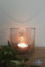 Windlicht 14/14 metal chips Puur Wonen stoer sober landelijk, Huis en Inrichting, Woonaccessoires | Overige, Verzenden, Nieuw