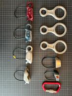 9 zekerapparaten klimmen, Ophalen of Verzenden, Gebruikt, Klimsport-accessoire