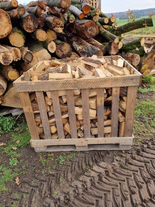 Ovengedroogd Eiken Haardhout, Tuin en Terras, Haardhout, Blokken, Eikenhout, 6 m³ of meer, Ophalen of Verzenden