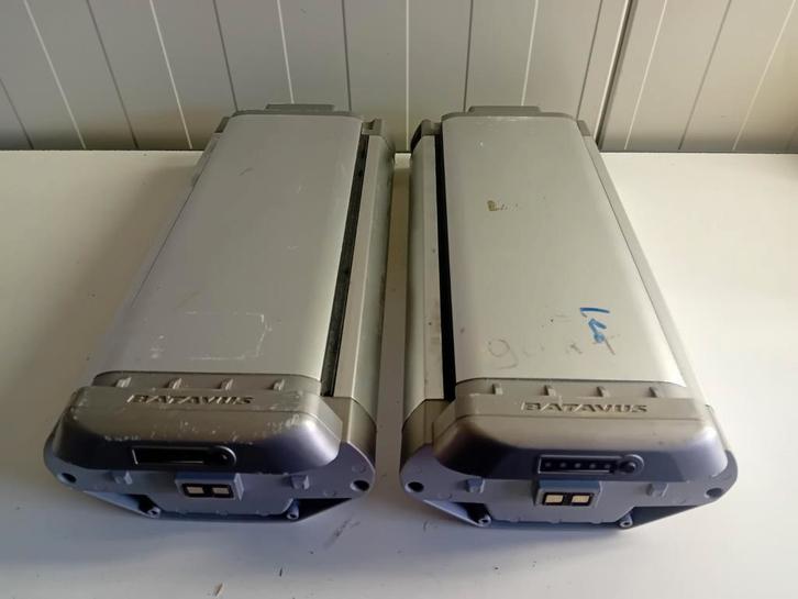 2 stuks defecte fiets accu's Batavus  Ego Monaco Phylion, Fietsen en Brommers, Fietsaccessoires | Fietsaccu's, Gebruikt, Ophalen of Verzenden