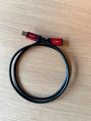USB-A vrouwelijk naar USB-A mannelijk kabel 90cm beschikbaar voor biedingen