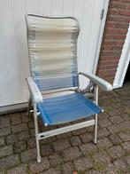Dukdalf Camping Stoel (2stuks)  - 8 standen, Tuin en Terras, Ophalen of Verzenden, Gebruikt, Metaal, Verstelbaar