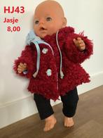 Poppenkleertjes babypop 43 cm babyborn jasje.Opbrengst KiKa., Kinderen en Baby's, Speelgoed | Poppen, Nieuw, Ophalen of Verzenden