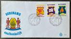 FDC Suriname tegen elk aannemelijk bod  1975 - 1987, Postzegels en Munten, Verzenden, Gestempeld