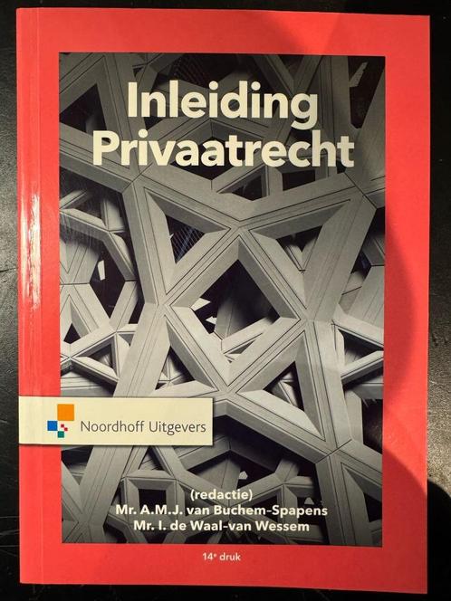 Inleiding Privaatrecht (14e druk), Boeken, Studieboeken en Cursussen, Zo goed als nieuw, HBO, Beta, Ophalen of Verzenden