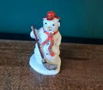 Schattige Sneeuwpop met Bezem - Kerstdecoratie, Ophalen of Verzenden, Zo goed als nieuw