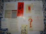 Ca. 14 aparte brochures van club H.B.S. Den Haag 40/50 jr., Ophalen, Gebruikt, Overige binnenlandse clubs, Overige typen