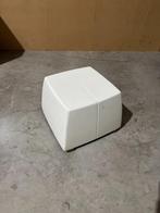 One to sit poef kruk wit design, Ophalen, Minder dan 50 cm, Gebruikt, Vierkant