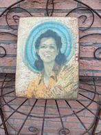 Vintage Koektrommel met portret merk Lonka, Verzamelen, Blikken, Ophalen