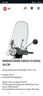 Windscherm sym Fiddle 2/4 ogineel nieuw!!, Sym, SYM, Sym, Nieuw