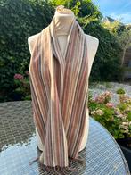 Romano zachte sjaal | beige streep | 160x30 cm, Kleding | Dames, Mutsen, Sjaals en Handschoenen, Ophalen of Verzenden, Zo goed als nieuw