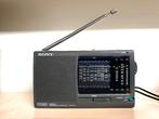 SONY WERELDONTVANGER ICF-SW11 ZWART / FM/SW/MW/LW., Ophalen of Verzenden, Gebruikt, Wereldontvanger