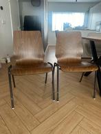 houten vintage stoelen, Huis en Inrichting, Ophalen, Gebruikt, Bruin, Eén