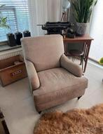 Fauteuil landelijke stijl linnen kleur goede staat rookvrij, Huis en Inrichting, Fauteuils, Ophalen, 75 tot 100 cm, Stof, 50 tot 75 cm