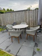 Tuinset 4 stoelen en tafel, Tuin en Terras, Tuinsets en Loungesets, Ophalen of Verzenden, Gebruikt, 4 zitplaatsen, Tuinset