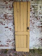 Antieke okergele decoratieve deur / allegonda, Antiek en Kunst, Curiosa en Brocante, Ophalen
