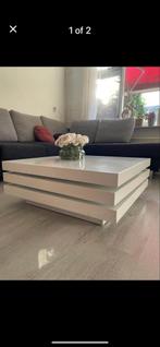 Moderne Salon Tafel - Zo Goed Als Nieuw!, Huis en Inrichting, Tafels | Salontafels, Ophalen, Kunststof, Vierkant, 50 tot 100 cm