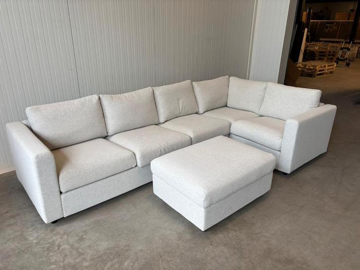 IKEA Vimle bank - Gunnared beige, Huis en Inrichting, Banken | Bankstellen, Zo goed als nieuw, Hoekbank, Vierpersoons of meer