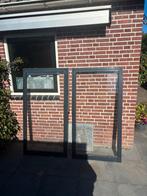 Ramen met enkel glas. B 810 x H 1550, Doe-het-zelf en Verbouw, Glas en Ramen, Ophalen, Gebruikt