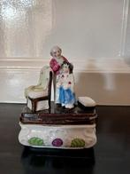 Antiek porselein doosje eind 19e eeuw# zwavelstokjes, Antiek en Kunst, Ophalen of Verzenden