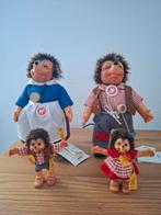 Vintage Steiff Mecki Familie - Egel Poppen, Ophalen of Verzenden, Gebruikt, Overige typen