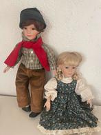 Vintage Porseleinen Poppen Set, Ophalen of Verzenden, Gebruikt, Overige typen