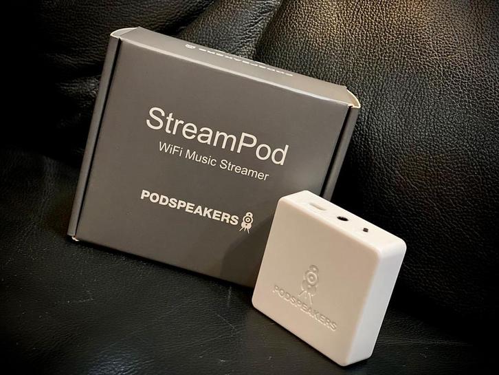Streampod streamer hifi van podspeakers, Audio, Tv en Foto, Mediaspelers, Zo goed als nieuw, Ophalen of Verzenden