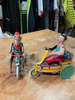 Oud blikken speelgoed met opwind sleutel, Ophalen of Verzenden