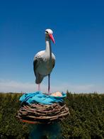 Ooievaar op nest, Ophalen