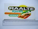 sticker RAALTE motorrace 1979 Luttenberg ring race motor, Verzamelen, Stickers, Verzenden