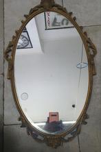Engelse spiegel, staat op de achterkant samen met een nummer, Antiek en Kunst, Antiek | Spiegels, Ophalen of Verzenden, Ovaal