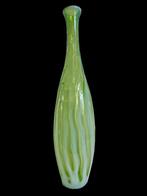 Waanzinnige vintage Royal Leerdam design glaswerk vaas, 50 tot 75 cm, Ophalen of Verzenden, Groen, Glas