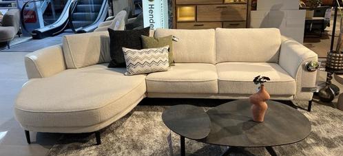 curved longchair + 2,5 zits bank Langley Henders & Hazel, Huis en Inrichting, Banken | Bankstellen, Zo goed als nieuw, Hoekbank