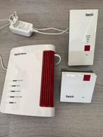 Fritzbox 7530 met 2 Repeaters (2400 & 1200), Computers en Software, Routers en Modems, Ophalen of Verzenden, Gebruikt, Router met modem