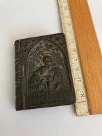 Metalen rozenkransdoosje incl rozenkrans, Ophalen of Verzenden, Gebruikt, Overige typen, Christendom | Katholiek