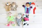 7 verschillende handpoppen, sint en piet, clown, dieren, Ophalen of Verzenden, Gebruikt, Overige typen