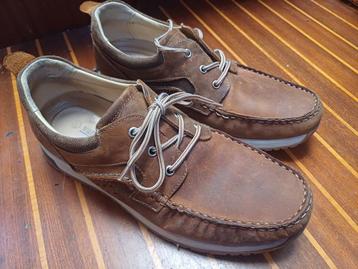 Van Beers Leder Loafers - Maat 43 (bruin) beschikbaar voor biedingen