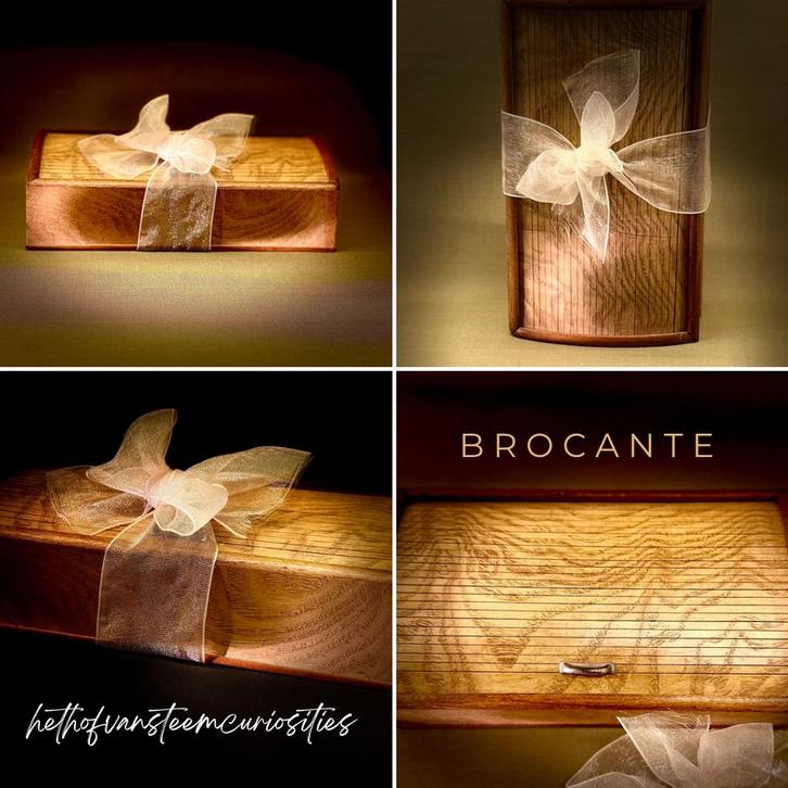 Vintage Geschenkdoos met Zakdoeken - 20e Eeuw, Antiek en Kunst, Curiosa en Brocante, Ophalen of Verzenden