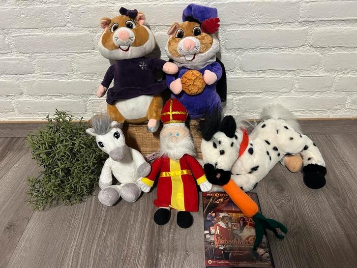 sinterklaas knuffel/paard en Ah piet/winterhamsterr, Diversen, Sinterklaas, Zo goed als nieuw, Ophalen of Verzenden