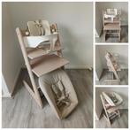 Stokke Tripp Trapp whitewash met babyset,tuigje,newbornset, Kinderen en Baby's, Kinderstoelen, Ophalen of Verzenden, Stokke Tripp Trapp