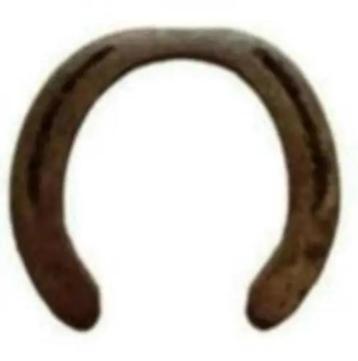 Gebruikte Hoefijzers (desgewenst in kleur gespoten) beschikbaar voor biedingen