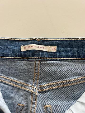 Levi 721 high rise skinny jeans mt 25 nieuw beschikbaar voor biedingen