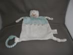 nr 18 Tiny ted tut beer tutteldoek wit/mint groen harde ring, Ophalen of Verzenden, Zo goed als nieuw, Beer
