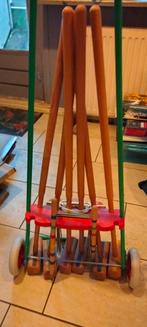 Croquetspel met karretje, Ophalen, Gebruikt