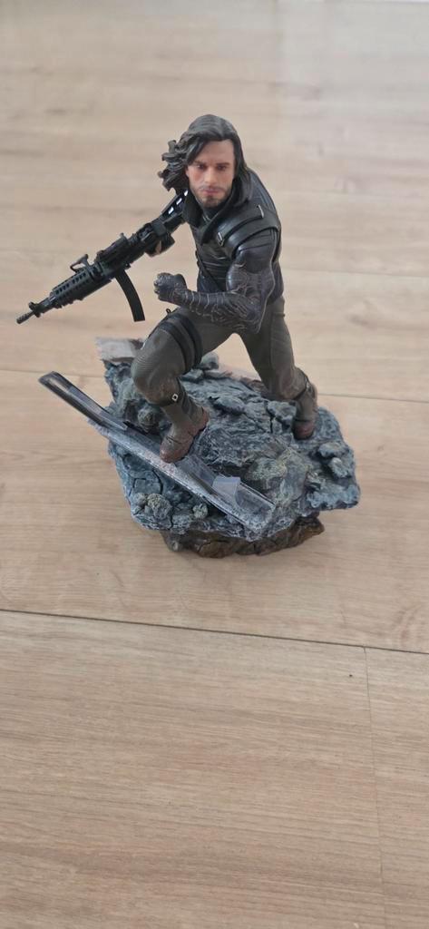 Winter Soldier Iron Studios Beeld, Verzamelen, Beelden en Beeldjes, Zo goed als nieuw, Mens, Ophalen of Verzenden