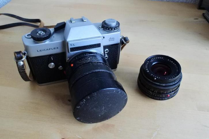 Leicaflex SL met Elmarit R 2,8 / 35 en 90 mm, Audio, Tv en Foto, Fotocamera's Analoog, Gebruikt, Spiegelreflex, Leica, Ophalen
