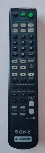 SONY RM-U307 AV SYSTEM2 afstandsbediening (Origineel), Ophalen of Verzenden, Gebruikt, Origineel, Receiver of Versterker
